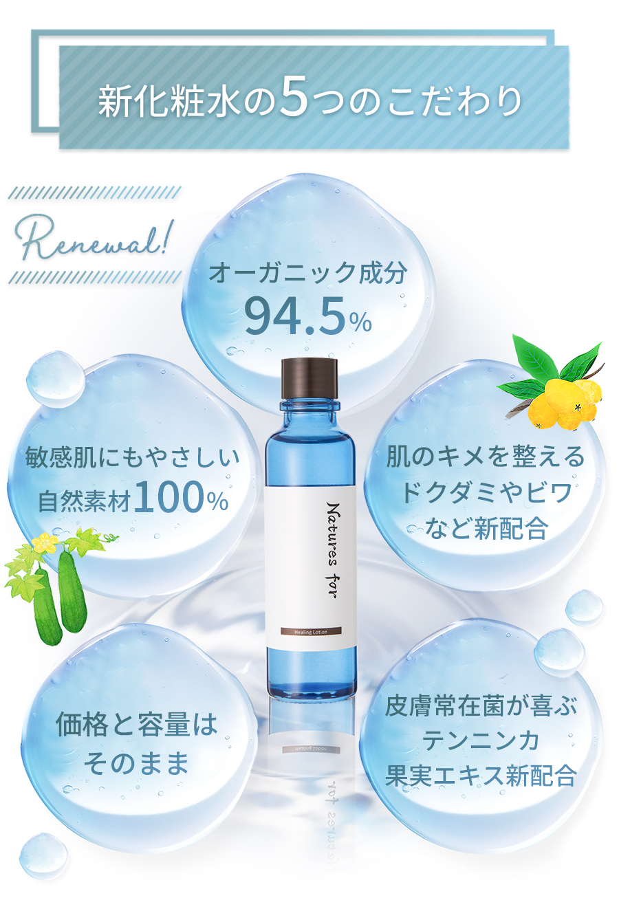 Renewal！5つのこだわり